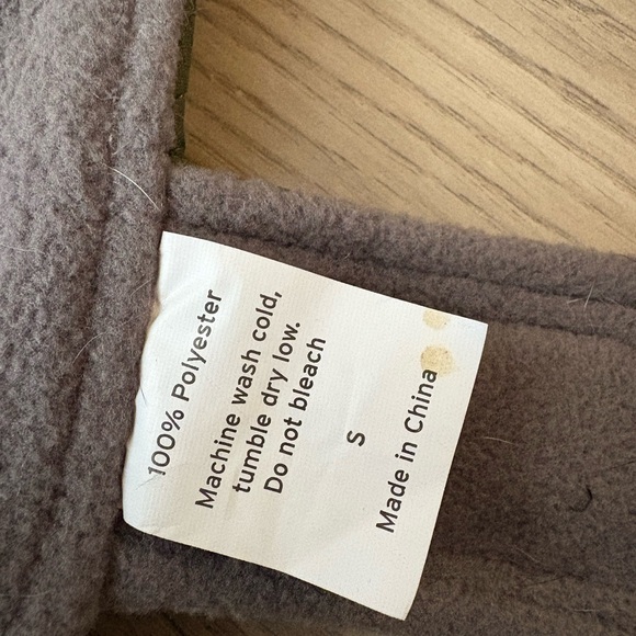 Eddie Bauer Green Quilted Pet Coat with Hood Size Small - Picture 5 of 5